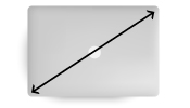Measure Laptop Diagonally